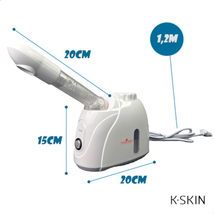 Vaporizador Facial Vapor De Ozônio Estética K.skin K-33s