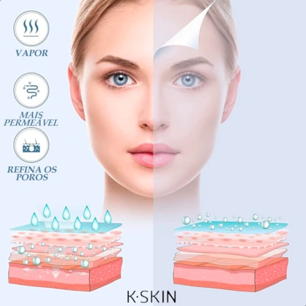 Vaporizador Facial Vapor De Ozônio Estética K.skin K-33s