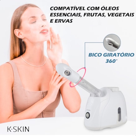 Vaporizador Facial Vapor De Ozônio Estética K.skin K-33s