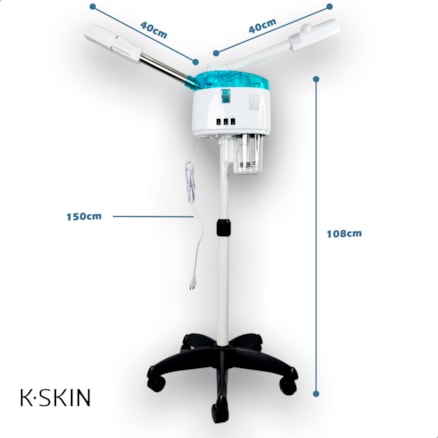 Vaporizador Spa Facial K.Skin KD238A Vapor Limpeza Profunda Pele Cabelos