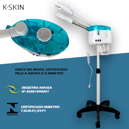 Vaporizador Spa Facial K.Skin KD238A Vapor Limpeza Profunda Pele Cabelos