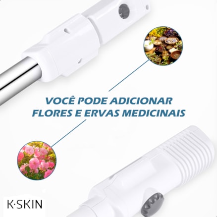 Vaporizador Spa Facial K.Skin KD238A Vapor Limpeza Profunda Pele Cabelos