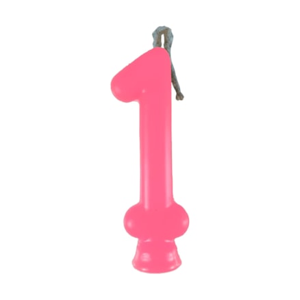 Vela Aniversário Festcolor Neon Pink Nº 1