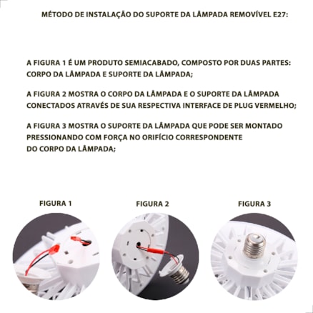 Ventilador De Teto 30w Com Luz Integrada E27 Com Controle Remoto  Luminária