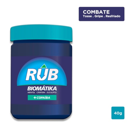 Vic Rub Copaíba Combate Gripe Resfriado Tosse Biomátika 40g