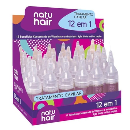 Vitamina Capilar Natuhair 12 Em 1 24 Und 10ml