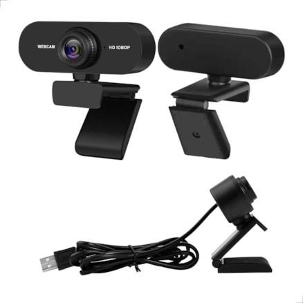 Webcam Full HD 1080p Câmera Usb 2.0 Alta Resolução Vídeo Aula Stream Lives